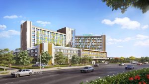 Vinmec nằm tại trung tâm phân khu LifeBay Vinhome Cần Giờ